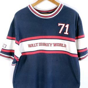 Disney Navy and Red Short Sleeve Tee